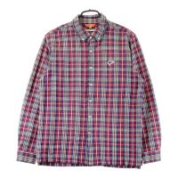 BEAMS GOLF �r�[���X�S���t  �����V���c �{�^���_�E�� �`�F�b�N�� �l�C�r�[�n �T�C�Y�FL �����N�FA- �y���Áz�S���t�E�F�A