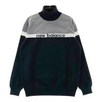 NEW BALANCE GOLF �j���[�o�����X  �^�[�g���l�b�N �����j�b�g�Z�[�^�[  �u���b�N�n �T�C�Y�F5 �����N�FB �y���Áz�S���t�E�F�A