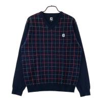 FOOT JOY �t�b�g�W���C  V�l�b�N �����j�b�g�Z�[�^�[ �`�F�b�N�� �l�C�r�[�n �T�C�Y�FXL �����N�FA- �y���Áz�S���t�E�F�A