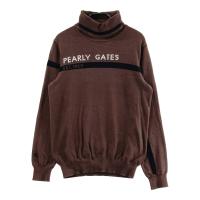 PEARLY GATES �p�[���[�Q�C�c  �^�[�g���l�b�N�j�b�g  �u���E���n �T�C�Y�F3 �����N�FA- �y���Áz�S���t�E�F�A