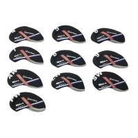 TAYLOR MADE �e�[���[���C�h  �A�C�A���w�b�h�J�o�[ 10�_�Z�b�g  �u���b�N�n �����N�FA- �y���Áz�S���t�E�F�A