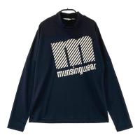 MUNSING WEAR �}���V���O�E�F�A  �n�C�l�b�N ����T�V���c  �u���b�N�n �T�C�Y�FL �����N�FA- �y���Áz�S���t�E�F�A