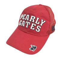 PEARLY GATES �p�[���[�Q�C�c  ���b�V���L���b�v �j�R�����  ���b�h�n �����N�FB �y���Áz�S���t�E�F�A