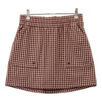 ADIDAS GOLF �A�f�B�_�X�S���t JE9926 �C���i�[�t �X�g���b�`�X�J�[�g �M���K���`�F�b�N�� �u���E���n �T�C�Y�FM �����N�FA- �y���Áz�S���t�E�F�A