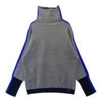 KISS ON THE GREEN �L�X�I���U�O���[��  �n�C�l�b�N�����j�b�g�Z�[�^�[ ���� �u���b�N�n �T�C�Y�F �����N�FB �y���Áz�S���t�E�F�A