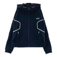 PGG PEARLY GATES �p�[���[�Q�C�c ;2024�N���f�� �W�b�v�p�[�J�[ �t�[�h�t�W���P�b�g ���� �l�C�r�[�n �T�C�Y�F0 �����N�FA- �y���Áz�S���t�E�F�A