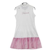 DESCENTE GOLF �f�T���g�S���t  �m�[�X���[�u�����s�[�X  �z���C�g�n �T�C�Y�FM �����N�FB �y���Áz�S���t�E�F�A