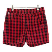 PEARLY GATES �p�[���[�Q�C�c  �V���[�g�p���c �`�F�b�N�� ���b�h�n �T�C�Y�F1 �����N�FB �y���Áz�S���t�E�F�A