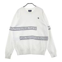 PEARLY GATES �p�[���[�Q�C�c 2024�N���f�� �j�b�g�Z�[�^�[ �{�b�N�X�`�F�b�N�� �z���C�g�n �T�C�Y�F5 �����N�FB- �y���Áz�S���t�E�F�A