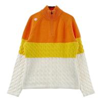 DESCENTE GOLF �f�T���g�S���t  �E�[���� �n�[�t�W�b�v �j�b�g�Z�[�^�[  �I�����W�n �T�C�Y�FS �����N�FB �y���Áz�S���t�E�F�A