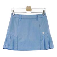 DESCENTE GOLF �f�T���g�S���t  �C���i�[�t �v���[�c�X�J�[�g �X�g���C�v�� �u���[�n �T�C�Y�F64/M �����N�FA- �y���Áz�S���t�E�F�A