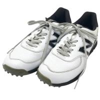 NEW BALANCE GOLF �j���[�o�����X MGS574W2 �X�p�C�N���X �S���t�V���[�Y  �z���C�g�n �T�C�Y�F28 �����N�FB �y���Áz�S���t�E�F�A