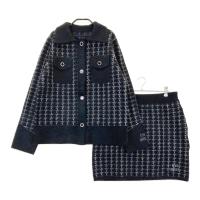 KISS ON THE GREEN �L�X�I���U�O���[��  �Z�b�g�A�b�v �W���P�b�g �X�J�[�g �c�C�[�h�� �`�F�b�N�� �u���b�N�n �T�C�Y�F3 �����N�FN �y���Áz�S���t�E�F�A