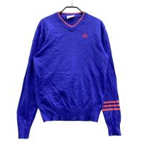 ADIDAS GOLF �A�f�B�_�X�S���t A04172 V�l�b�N �j�b�g�Z�[�^�[ �X���[�X�g���C�v �l�C�r�[�n �T�C�Y�FM �����N�FA- �y���Áz�S���t�E�F�A