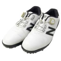 NEW BALANCE GOLF �j���[�o�����X MG1001 �S���t�V���[�Y �{�A  �z���C�g�n �T�C�Y�F27.5 �����N�FB �y���Áz�S���t�E�F�A