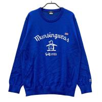 MUNSING WEAR �}���V���O�E�F�A 2024�N���f�� �E�[���� ���S�j�b�g�Z�[�^�[  �u���[�n �T�C�Y�FL �����N�FA- �y���Áz�S���t�E�F�A