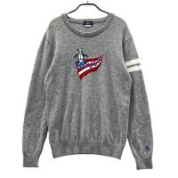 MUNSING WEAR �}���V���O�E�F�A MLMQGL05 �E�[�� �j�b�g�Z�[�^�[  �O���[�n �T�C�Y�FM �����N�FA- �y���Áz�S���t�E�F�A