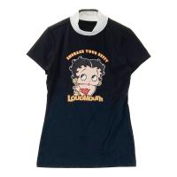 LOUD MOUTH ���E�h�}�E�X �~Betty Boop 2026�N���f�� ���b�N�l�b�N ����T�V���c  �u���b�N�n �T�C�Y�FS �����N�FN �y�V�i�z�S���t�E�F�A