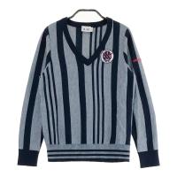 ADIDAS GOLF �A�f�B�_�X�S���t N68198 V�l�b�N �j�b�g�Z�[�^�[ �X�g���C�v�� �O���[�n �T�C�Y�FS �����N�FB �y���Áz�S���t�E�F�A