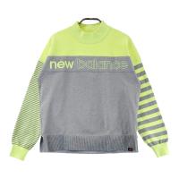 NEW BALANCE GOLF �j���[�o�����X  ���b�N�l�b�N �����j�b�g�Z�[�^�[  �O���[�n �T�C�Y�F2 �����N�FA- �y���Áz�S���t�E�F�A