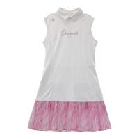 DESCENTE GOLF �f�T���g�S���t  �ݕt �m�[�X���[�u�����s�[�X �v���[�c  �z���C�g�n �T�C�Y�FL �����N�FA- �y���Áz�S���t�E�F�A
