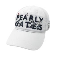 PEARLY GATES �p�[���[�Q�C�c �~PEANUTS �L���b�v �X�k�[�s�[  �z���C�g�n �����N�FB �y���Áz�S���t�E�F�A