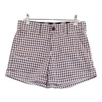 BEAMS GOLF �r�[���X�S���t �~Dickies �X�g���b�`�V���[�g�p���c �M���K���`�F�b�N�� �u���E���n �T�C�Y�F26inch �����N�FA- �y���Áz�S���t�E�F�A