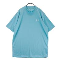 UNDER ARMOUR �A���_�[�A�[�}�[  ���b�N�l�b�N ����T�V���c  �u���[�n �T�C�Y�FXXL �����N�FA- �y���Áz�S���t�E�F�A