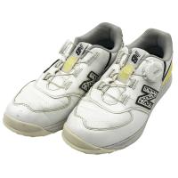 NEW BALANCE GOLF �j���[�o�����X WGBS574A BOA �X�p�C�N���X�S���t�V���[�Y  �z���C�g�n �T�C�Y�F22.5 �����N�FB �y���Áz�S���t�E�F�A