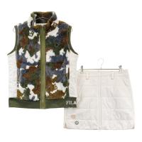FILA GOLF �t�B���S���t  �{�A�W�b�v�x�X�g ���ȃX�J�[�g �Z�b�g �J���t���� �z���C�g�n �T�C�Y�FL �����N�FB �y���Áz�S���t�E�F�A