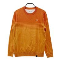 TRAVIS MATHEW �g���r�X�}�V���[  �j�b�g�Z�[�^�[  �I�����W�n �T�C�Y�FL �����N�FB �y���Áz�S���t�E�F�A