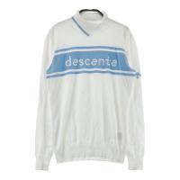 DESCENTE GOLF �f�T���g�S���t  �^�[�g���l�b�N �j�b�g �Z�[�^�[  �z���C�g�n �T�C�Y�FM �����N�FB �y���Áz�S���t�E�F�A