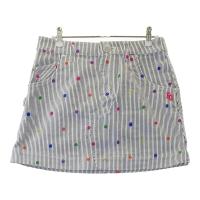 PEARLY GATES �p�[���[�Q�C�c  �X�J�[�g �j�R�����h�b�g �X�g���C�v�� �z���C�g�n �T�C�Y�F1 �����N�FA- �y���Áz�S���t�E�F�A