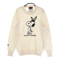 PEARLY GATES �p�[���[�Q�C�c �~PEANUTS �E�[�� �j�b�g�Z�[�^�[ �X�k�[�s�[  �z���C�g�n �T�C�Y�F0 �����N�FA- �y���Áz�S���t�E�F�A