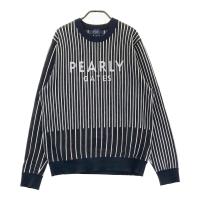 PEARLY GATES �p�[���[�Q�C�c 2025�N���f�� �����j�b�g�Z�[�^�[ �X�g���C�v�� �l�C�r�[�n �T�C�Y�F5 �����N�FA- �y���Áz�S���t�E�F�A