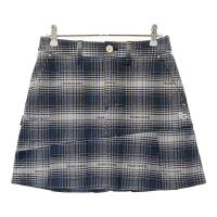 PEARLY GATES �p�[���[�Q�C�c  ���v���[�c �X�g���b�`�X�J�[�g ���S�~�`�F�b�N�� �l�C�r�[�n �T�C�Y�F00 �����N�FA- �y���Áz�S���t�E�F�A