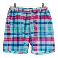 MUNSING WEAR �}���V���O�E�F�A  �V���[�g�p���c �`�F�b�N�� �u���[�n �T�C�Y�FM �����N�FA- �y���Áz�S���t�E�F�A