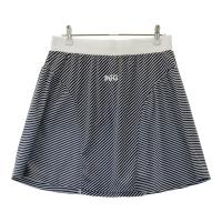 PGG PEARLY GATES �p�[���[�Q�C�c  ���b�V���� �t���A�X�J�[�g �{�[�_�[�~�΂߃X�g���C�v�� �l�C�r�[�n �T�C�Y�F1 �����N�FA- �y���Áz�S���t�E�F�A