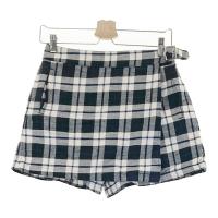 BEAMS GOLF �r�[���X�S���t  �L�����b�g�X�J�[�g �`�F�b�N�� �l�C�r�[�n �T�C�Y�FS �����N�FA- �y���Áz�S���t�E�F�A