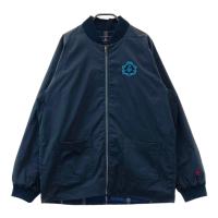 MUNSING WEAR �}���V���O�E�F�A  ���o�[�V�u���W�b�v�W���P�b�g �`�F�b�N�� �l�C�r�[�n �T�C�Y�FLL �����N�FA- �y���Áz�S���t�E�F�A