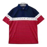 TOMMY HILFIGER GOLF �g�~�[ �q���t�B�K�[�S���t  �����|���V���c �{�[�_�[�� ���b�h�n �T�C�Y�FL �����N�FB �y���Áz�S���t�E�F�A