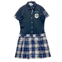 MUNSING WEAR �}���V���O�E�F�A  �����|�������s�[�X �`�F�b�N�� �l�C�r�[�n �T�C�Y�FM �����N�FB �y���Áz�S���t�E�F�A