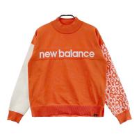 NEW BALANCE GOLF �j���[�o�����X  ���b�N�l�b�N �j�b�g�Z�[�^�[  �I�����W�n �T�C�Y�F1 �����N�FB �y���Áz�S���t�E�F�A