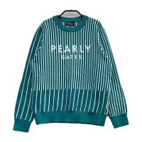 PEARLY GATES �p�[���[�Q�C�c 2025�N���f�� �j�b�g�Z�[�^�[ �X�g���C�v�� �O���[���n �T�C�Y�F1 �����N�FA- �y���Áz�S���t�E�F�A