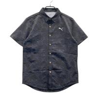 PUMA GOLF �v�[�}�S���t  �����V���c �{�^�j�J�� ���� �u���b�N�n �T�C�Y�FM �����N�FA- �y���Áz�S���t�E�F�A