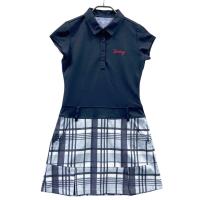 TOMMY HILFIGER GOLF �g�~�[ �q���t�B�K�[�S���t  ���������s�[�X �`�F�b�N�� �l�C�r�[�n �T�C�Y�FM �����N�FB �y���Áz�S���t�E�F�A