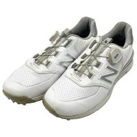NEW BALANCE GOLF �j���[�o�����X WGB574S2 BOA �S���t�V���[�Y  �z���C�g�n �T�C�Y�F25.0cm �����N�FB �y���Áz�S���t�E�F�A