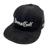 BEAMS GOLF �r�[���X�S���t NEWERA �R�[�f�����C�L���b�v  �u���b�N�n �����N�FB �y���Áz�S���t�E�F�A