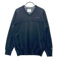 TRAVIS MATHEW �g���r�X�}�V���[  V�l�b�N �j�b�g�Z�[�^�[  �u���b�N�n �T�C�Y�F �����N�FB �y���Áz�S���t�E�F�A