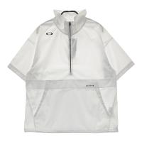 OAKLEY �I�[�N���[ Elevate S/S Pullover Jacket 2024�N���f�� �n�[�t�W�b�v �����u���]��  �z���C�g�n �T�C�Y�FXL �����N�FN �y�V�i�z���S���t�E�F�A